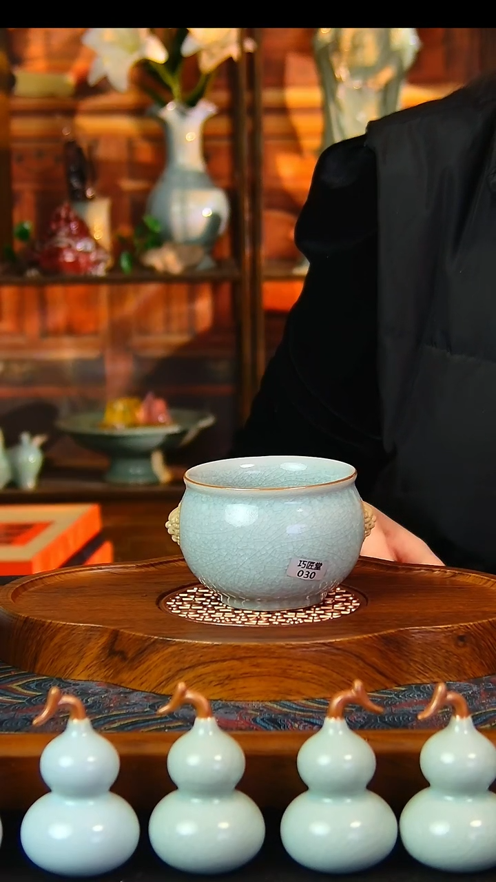 瓷片火*原矿汝瓷福利单杯，暇