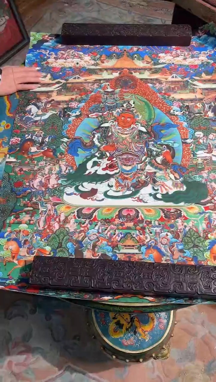 卷轴画路路的唐卡tk160