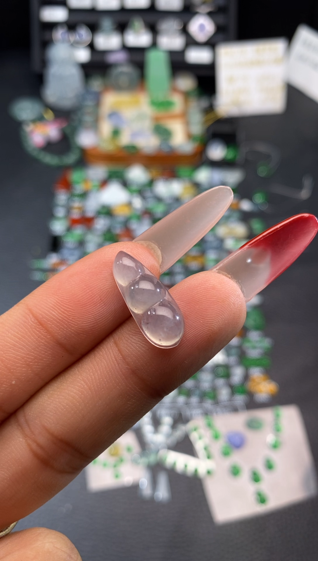 【闪购商品】翡翠挂件未镶嵌豆子