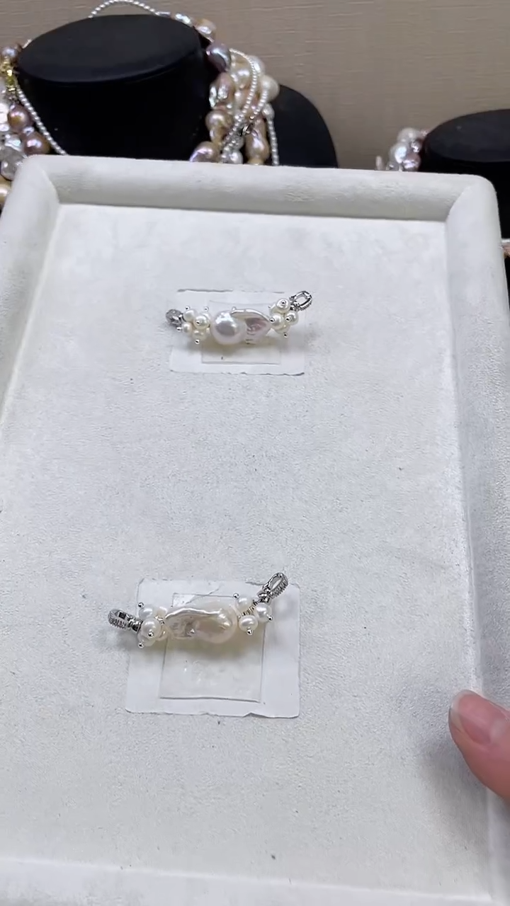 未镶嵌吊坠淡水珍珠【纯恬饰品】（多样性发货发一）
