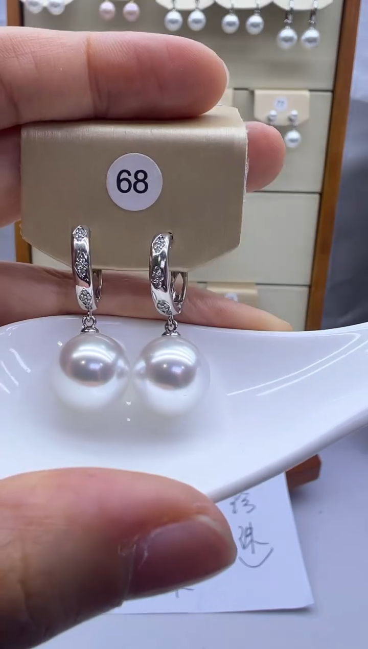 未镶嵌耳饰淡水珍珠68