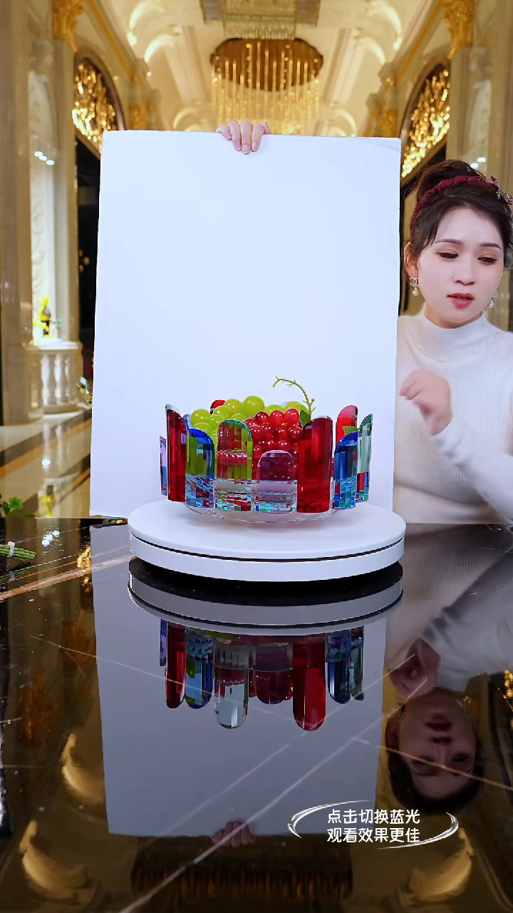 摆件LF0119皇冠艺术果盘