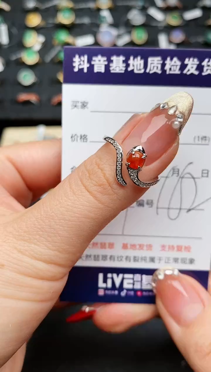 【闪购商品】翡翠戒指银S925镶嵌.........