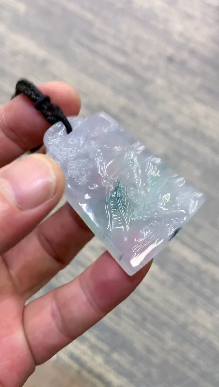 颈饰未镶嵌翡翠天然A货翡翠