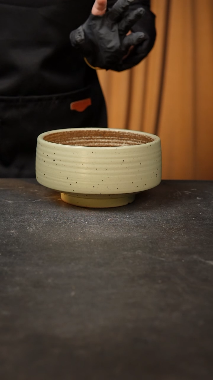 【闪购商品】瓷片 泥泥手工花盆口15高8