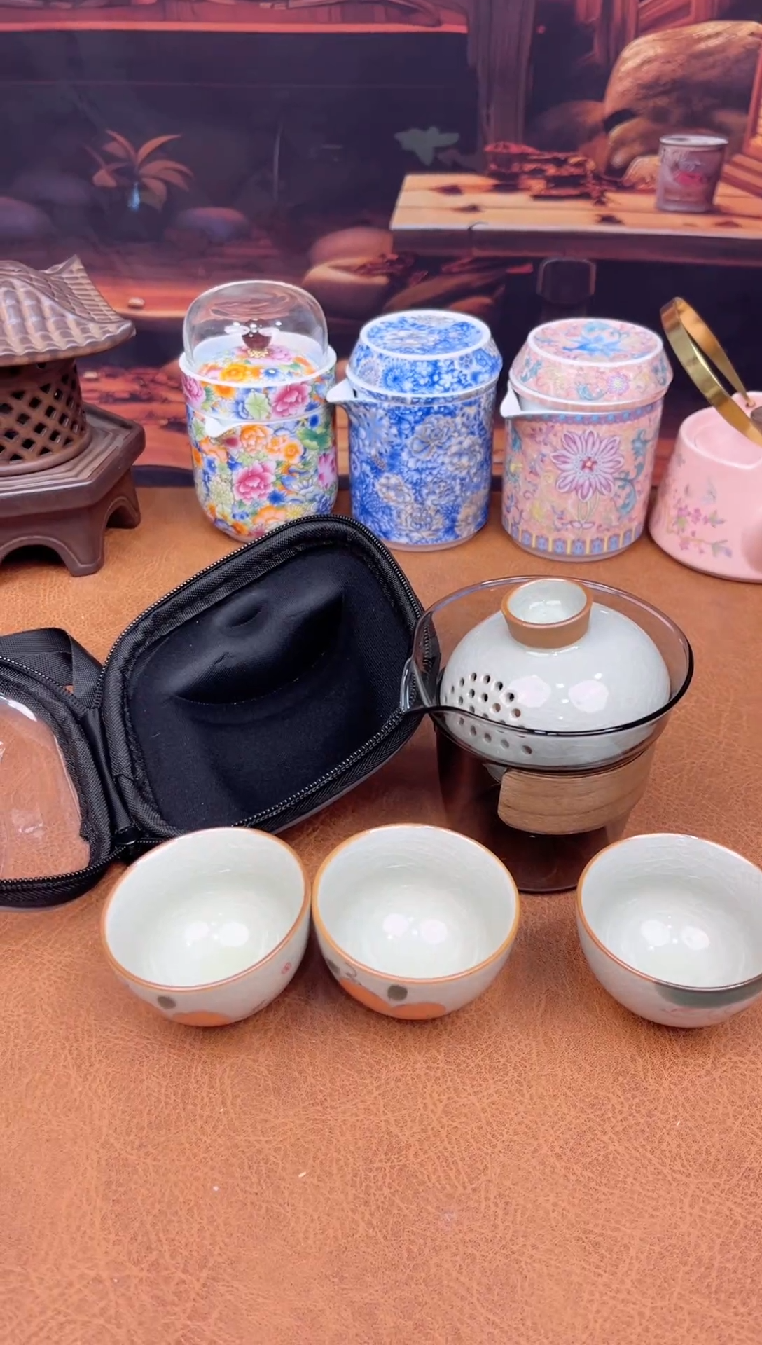 【闪购商品】陶瓷茶具摆件茶叶罐