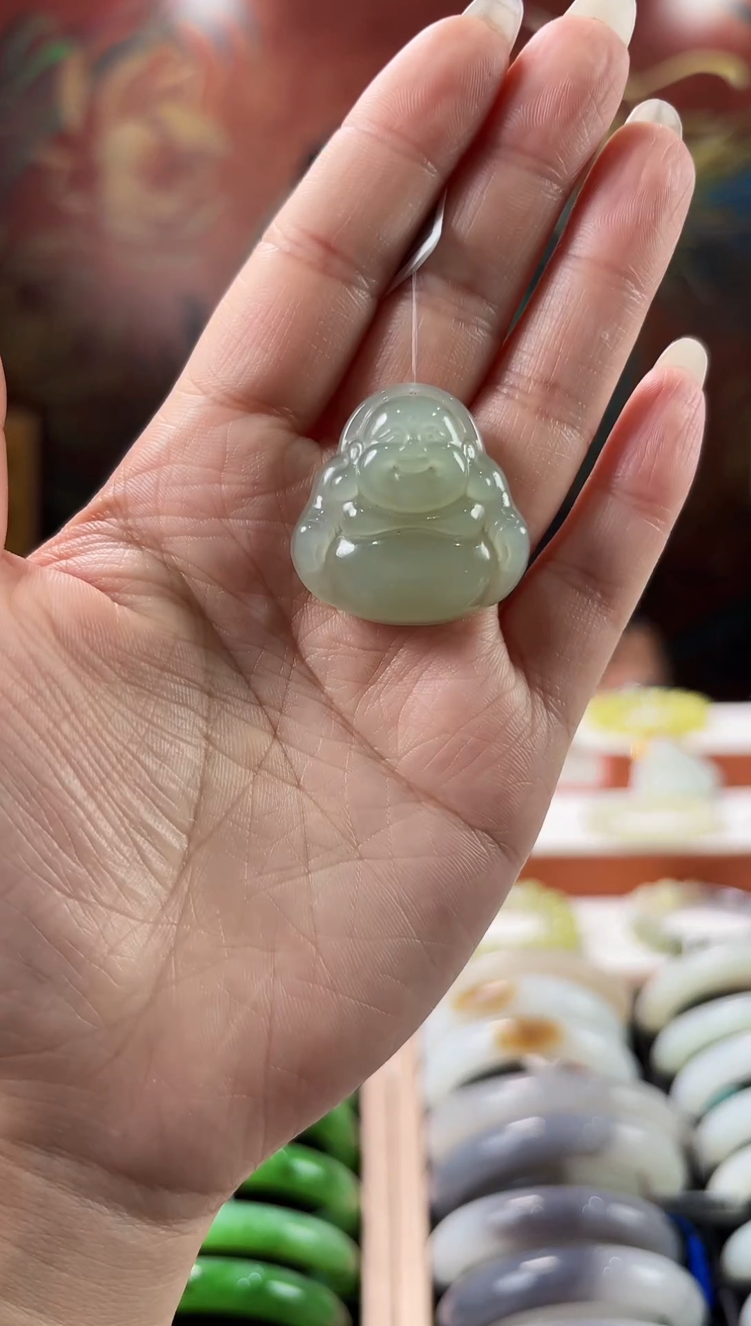 和田玉未镶嵌吊坠(不含链)01
