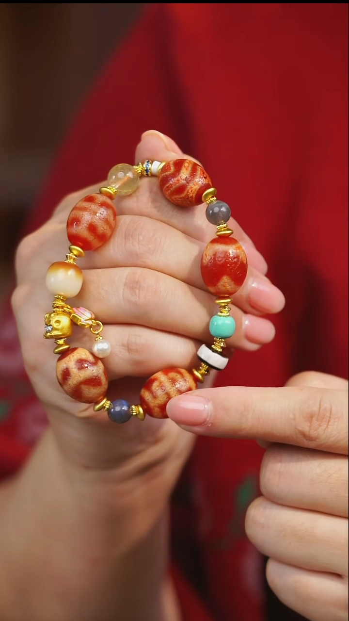 未镶嵌手链玛瑙/玉髓（覆膜）多样性发一