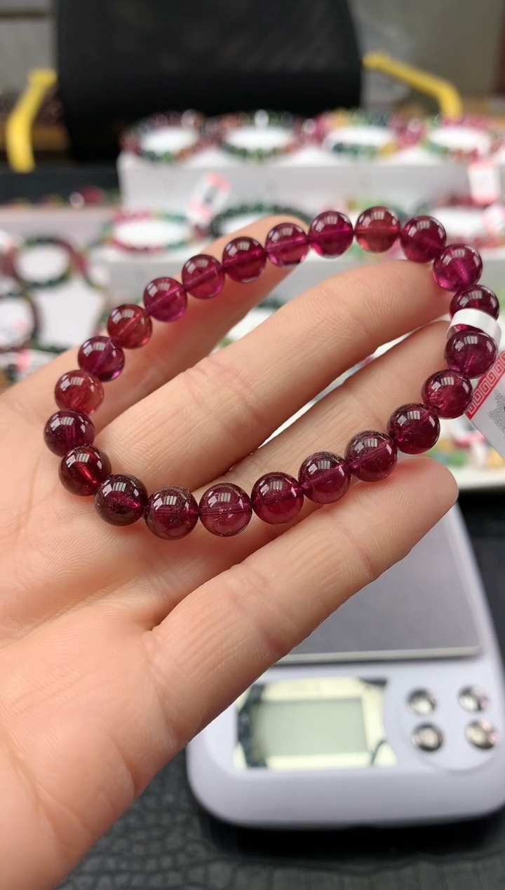 【闪购商品】碧玺手串未镶嵌多样性发一条