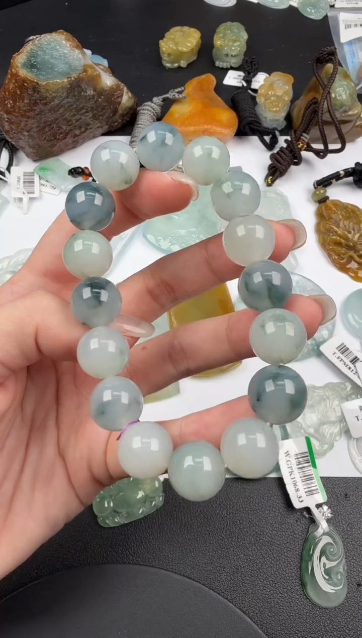 未镶嵌手串翡翠-205翡翠饰品