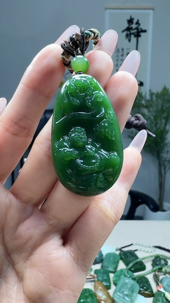 未镶嵌和田玉挂件1