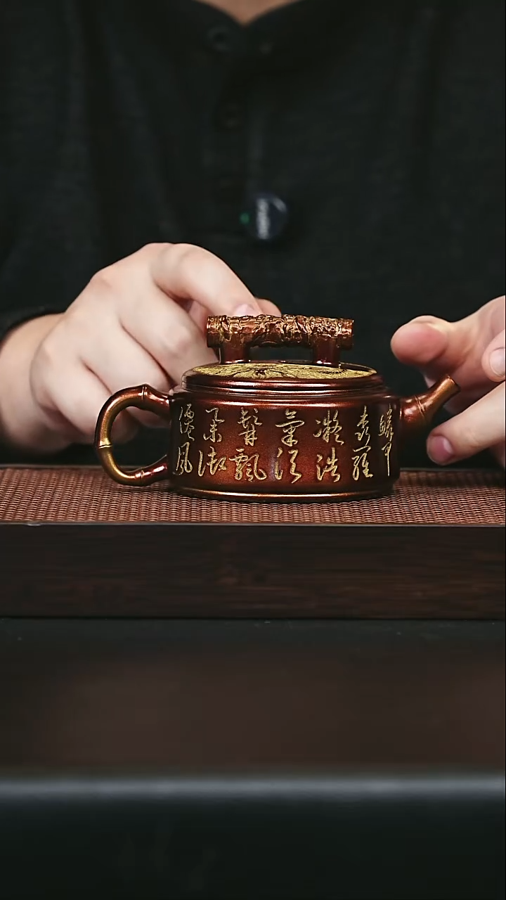 茶壶紫砂宜兴紫砂 汉瓦2