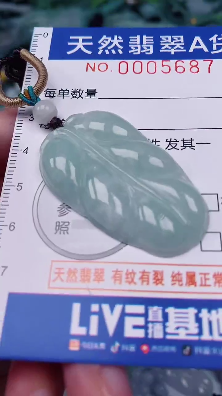 翡翠未镶嵌颈饰00005687
