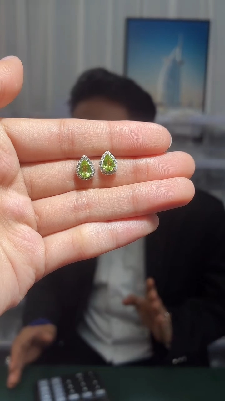 银S925镶嵌其他橄榄石（扎德严选）