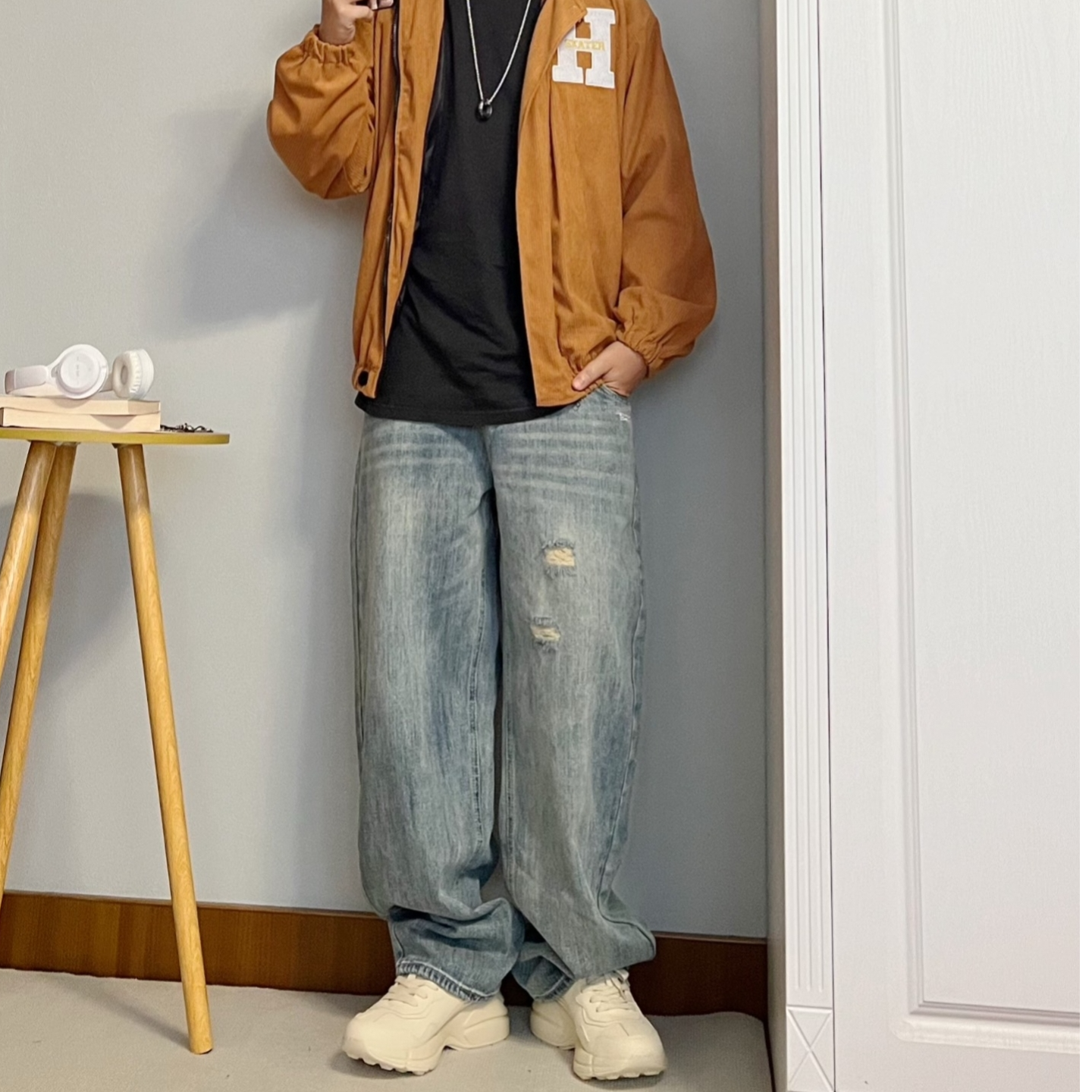 经典时尚骑行装备服饰潮流男女通用百搭休闲裤子鞋子老爹鞋-