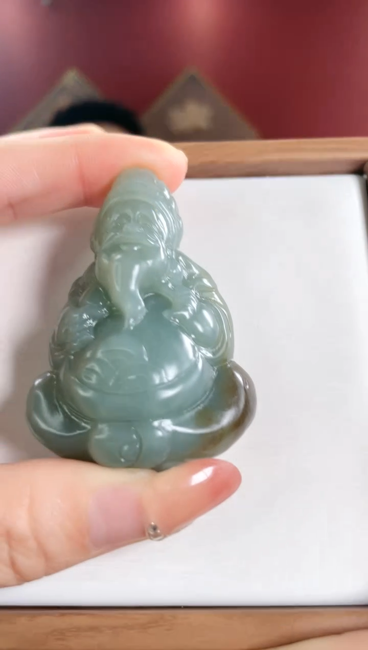 【闪购商品】和田玉把件未镶嵌财神