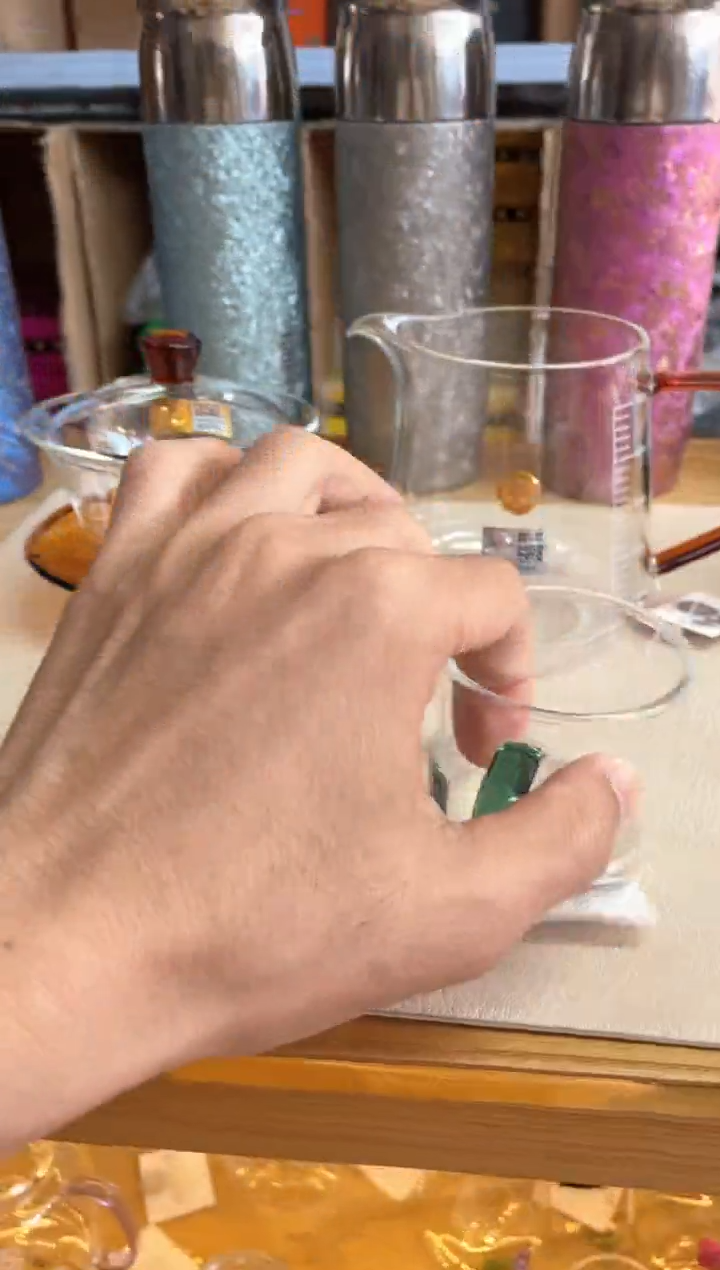 荷叶盖碗琥珀色+承轩琥珀色+清禾杯琥珀色