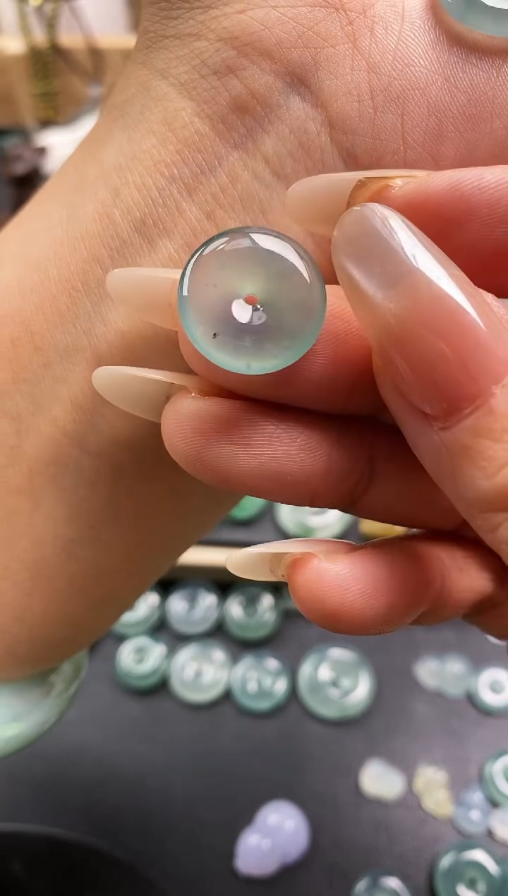 裸石翡翠福利品 平安扣  需要包容