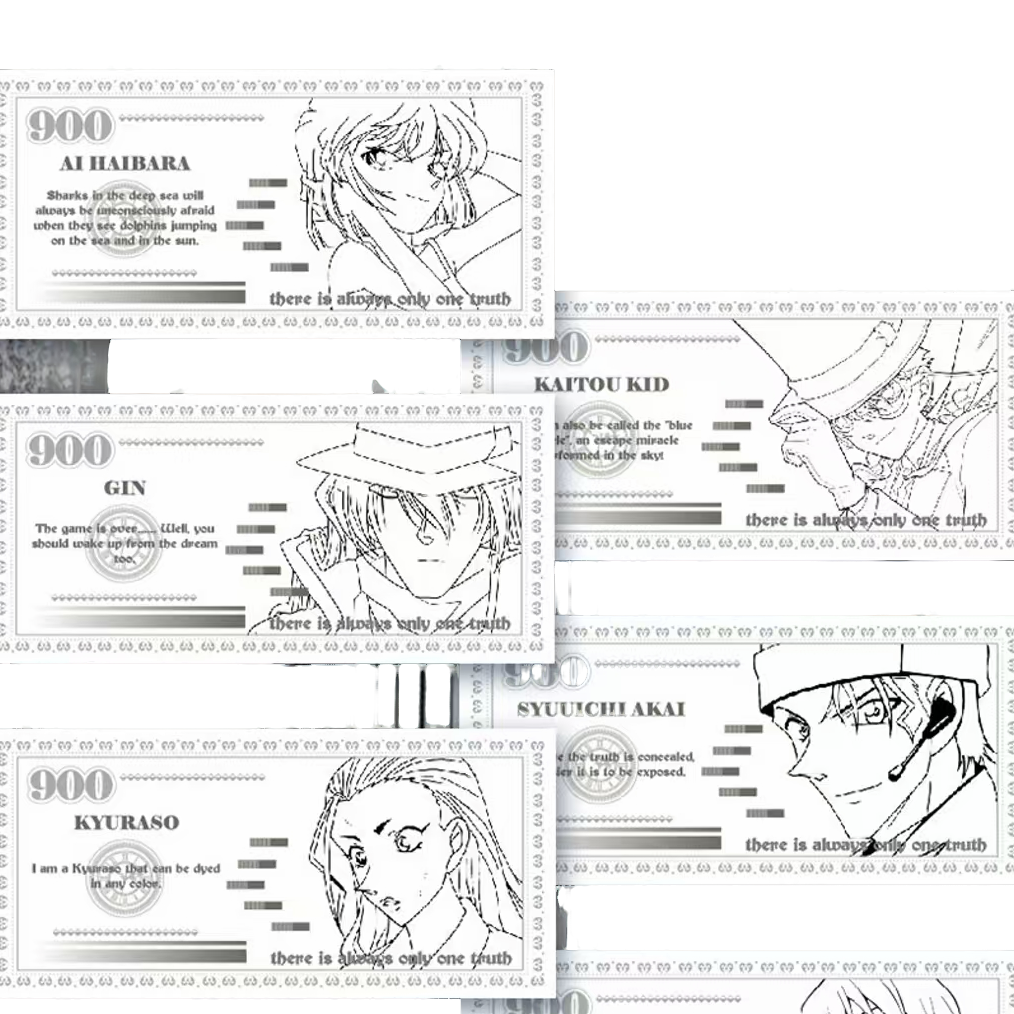 【平拆/玩法】《云启文创.钞级玩家》柯南彩钞第二弹（默认代拆）