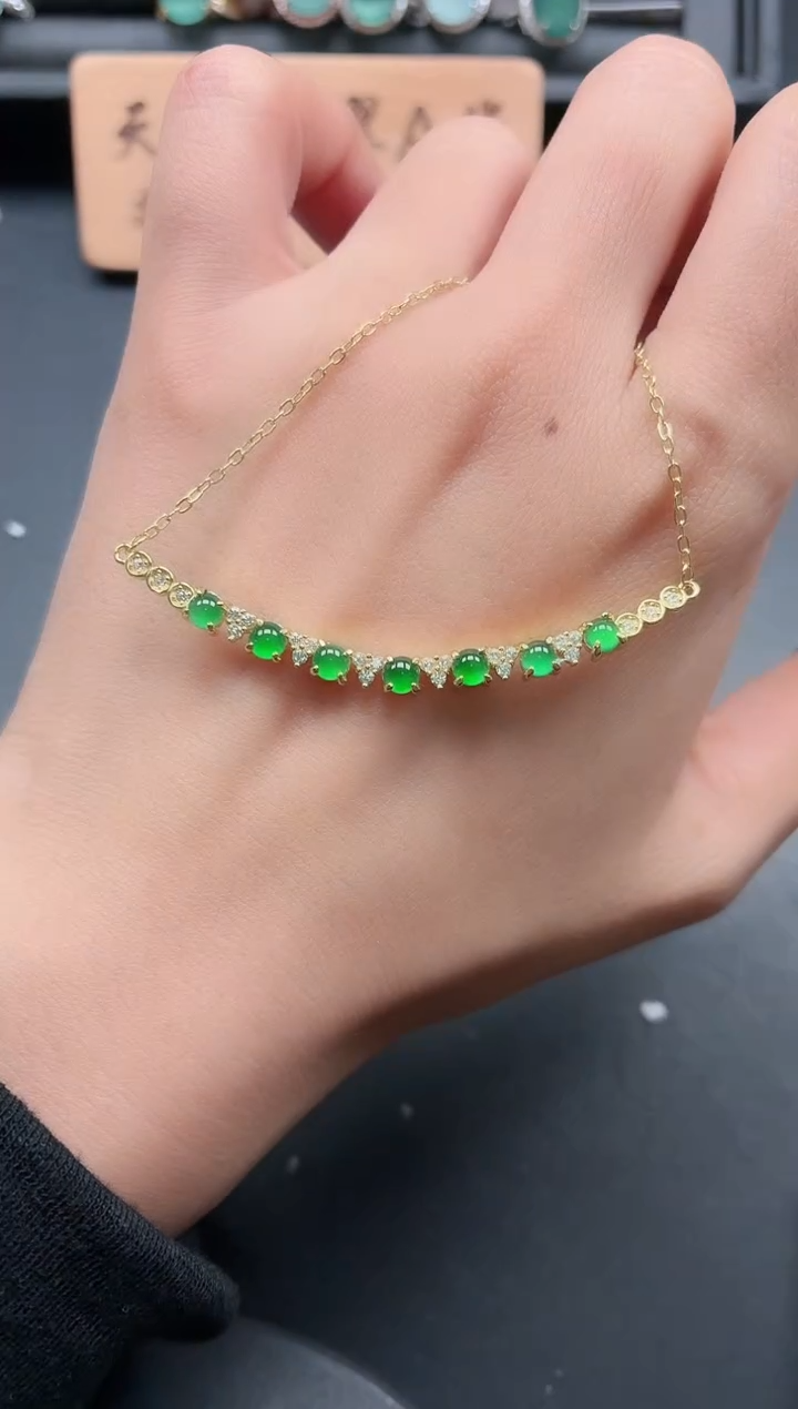 银S925镶嵌戒指翡翠11