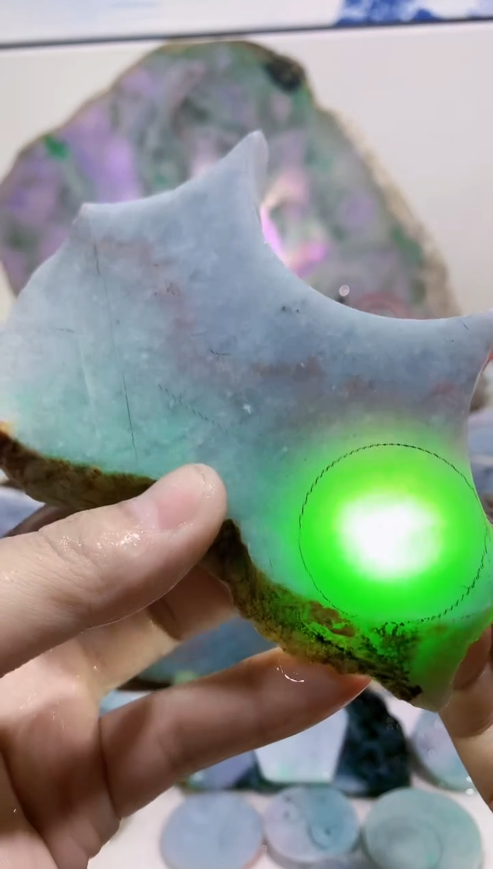 裸石翡翠0蒙0翡翠珠宝541