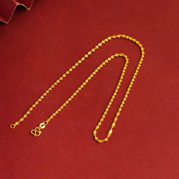  波光粼粼简约锁骨颈链轻奢高级