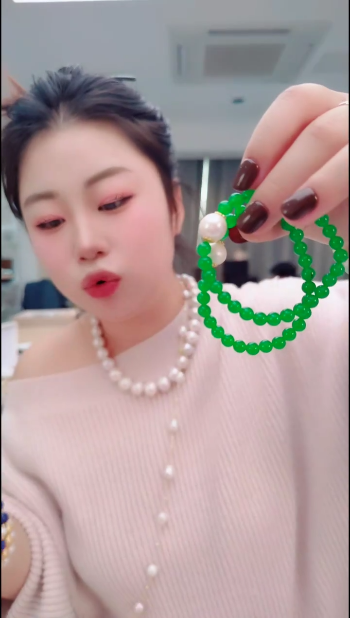 颈饰未镶嵌淡水珍珠0311单珠手串