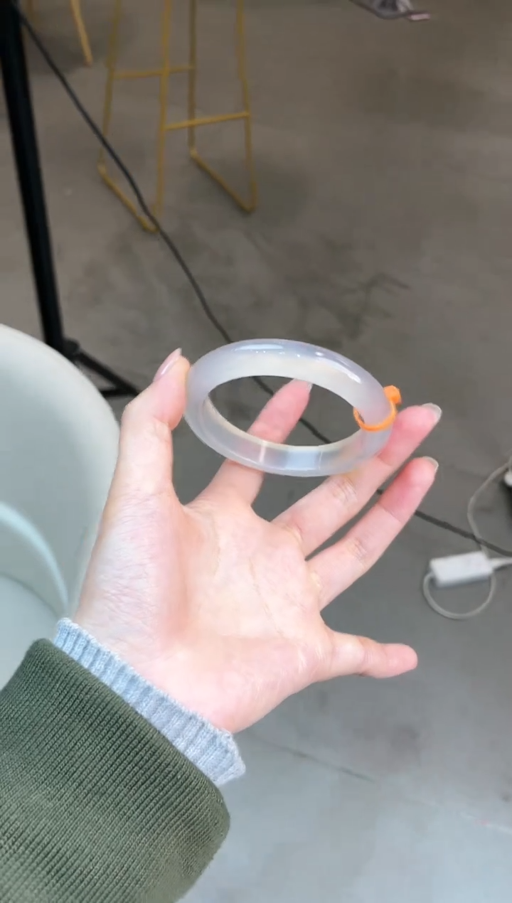 【闪购商品】玛瑙/玉髓手镯未镶嵌1-马橙1-58+