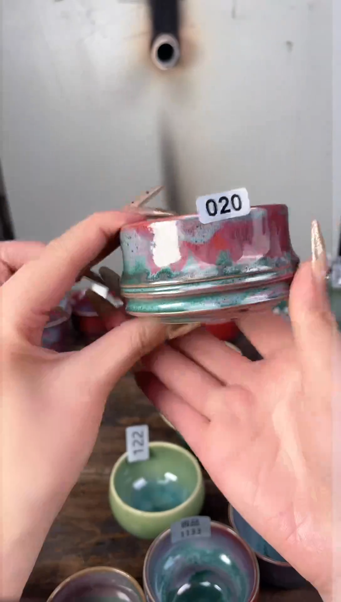 【闪购商品】摆件钧瓷手工茶器窑变