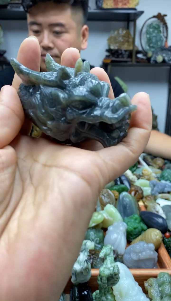 和田玉未镶嵌把件1