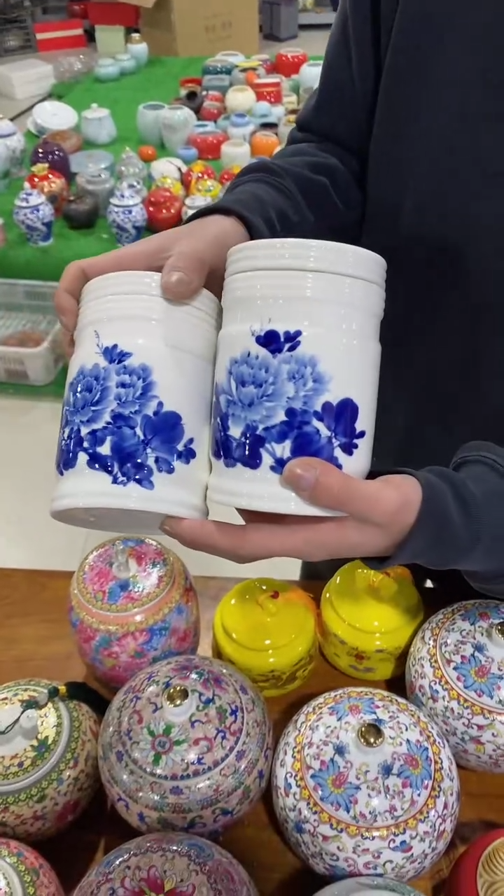 【闪购商品】罐（不带礼盒）陶瓷茶叶罐密封罐等