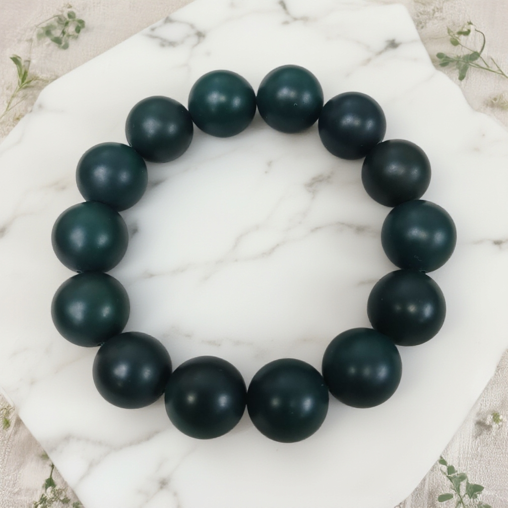 绿色 玛瑙 手串  卡16 带礼盒 