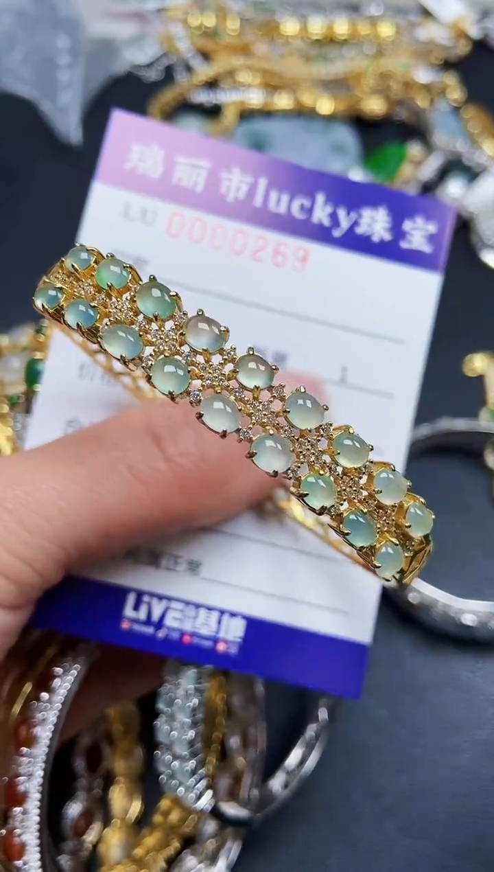 【闪购商品】翡翠颈饰银S925镶嵌0269