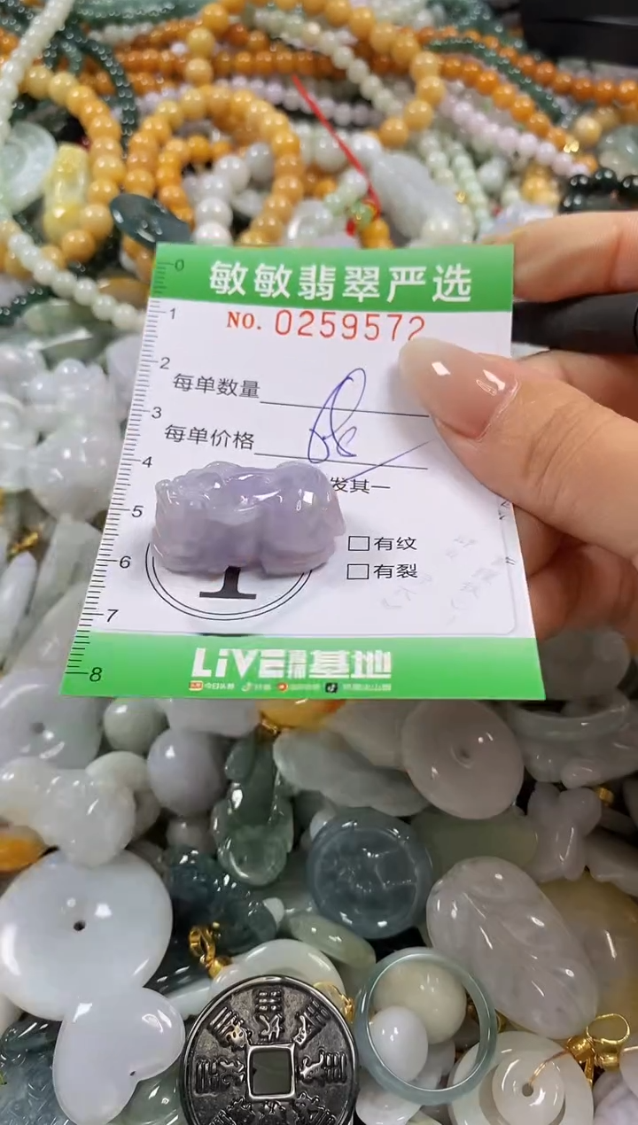 翡翠未镶嵌颈饰闪购0259572多样性发其一