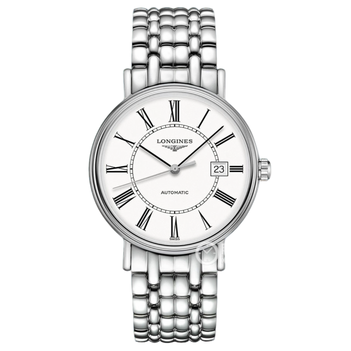 99新 Longines/浪琴 瑰丽男士自动机械腕表 40盘 L4.922.4.11.6