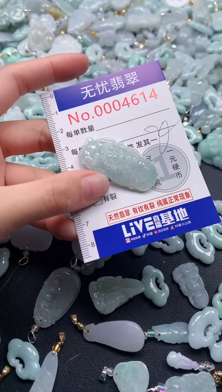 颈饰未镶嵌翡翠4614