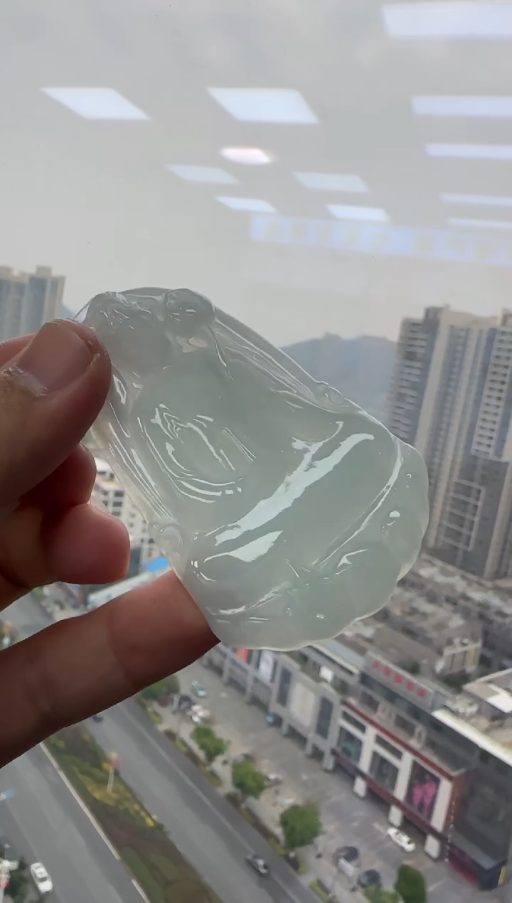 【闪购商品】翡翠颈饰未镶嵌天然翡翠A货孤品一件
