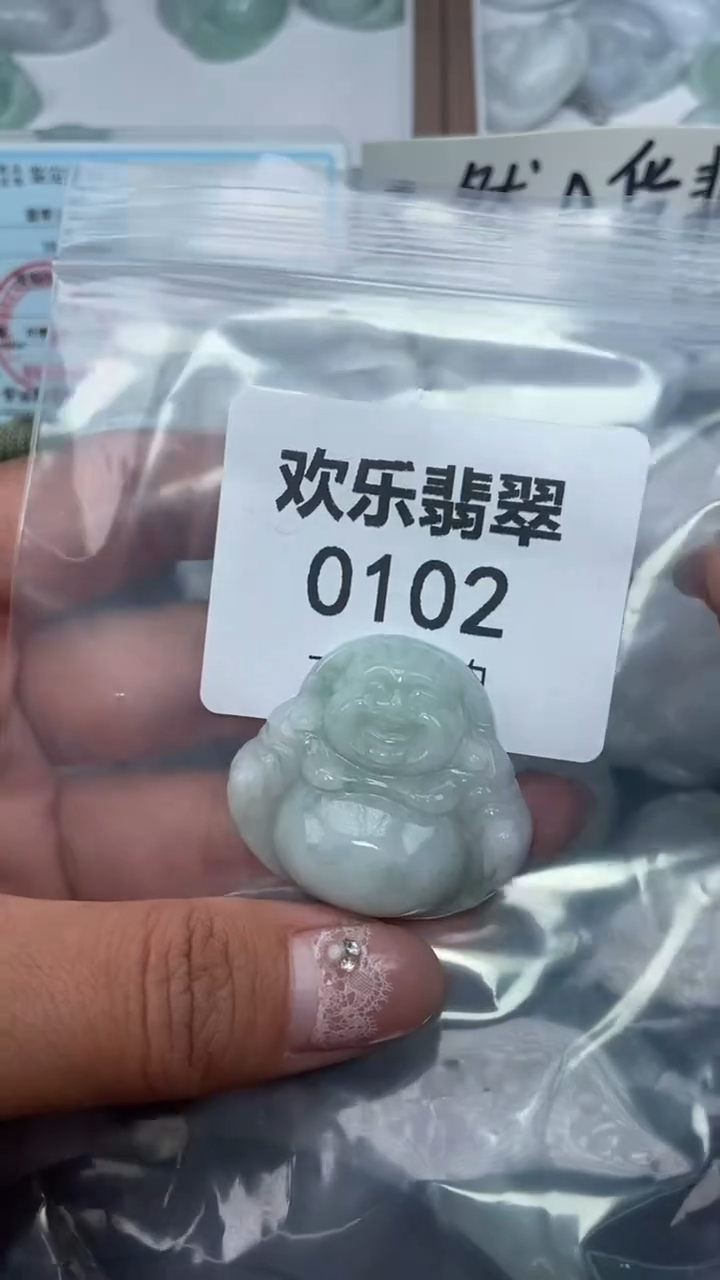 颈饰未镶嵌翡翠缅甸天然翡翠0102