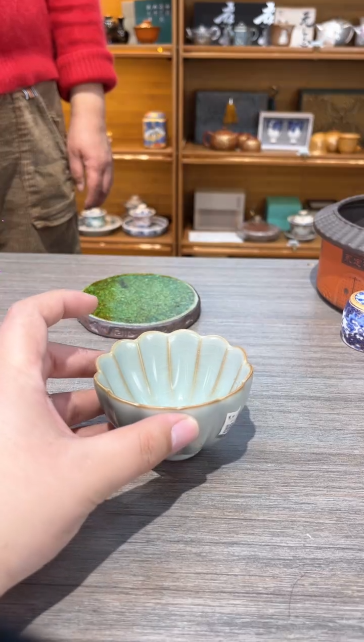 【闪购商品】青莲花杯茶具茶具