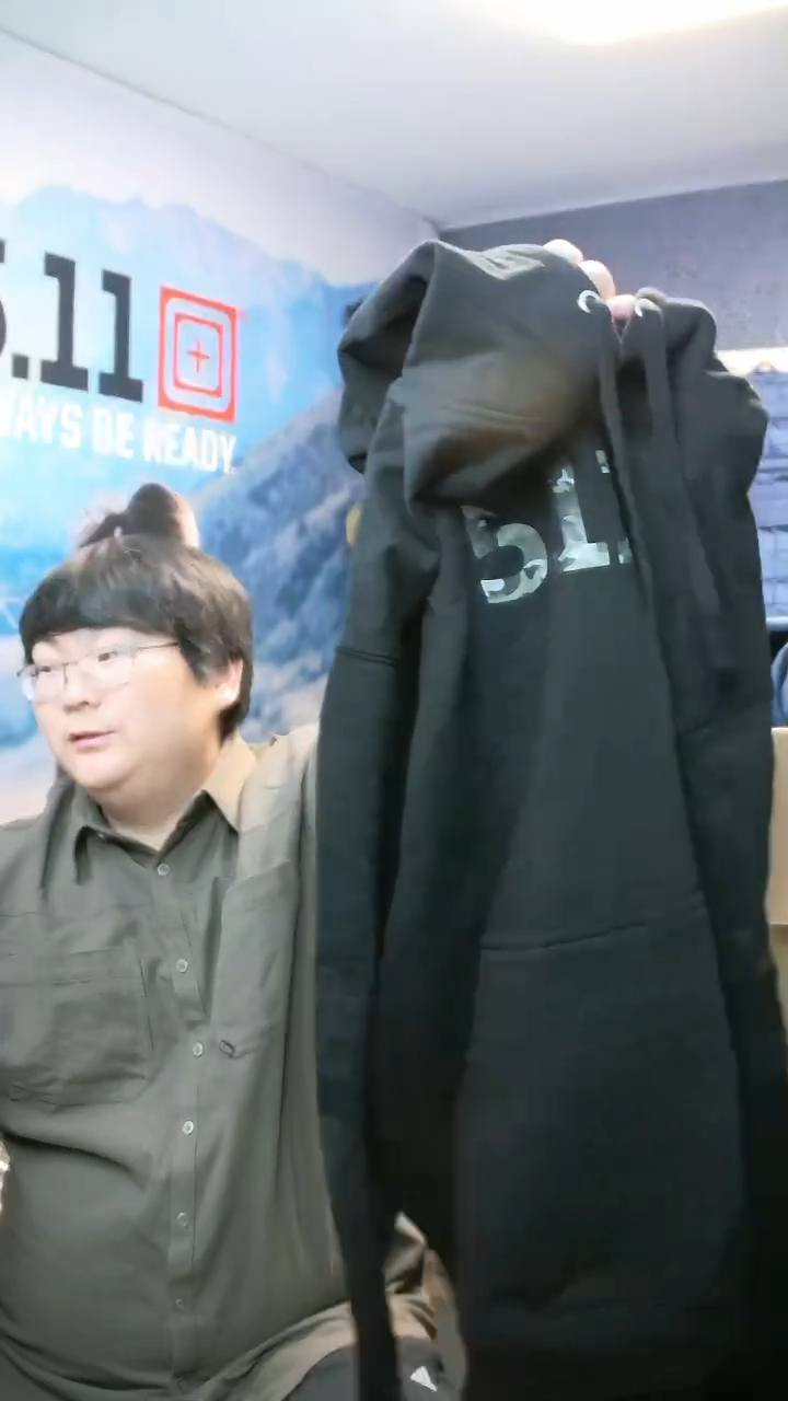 套头瑕疵品卫衣L码黑色