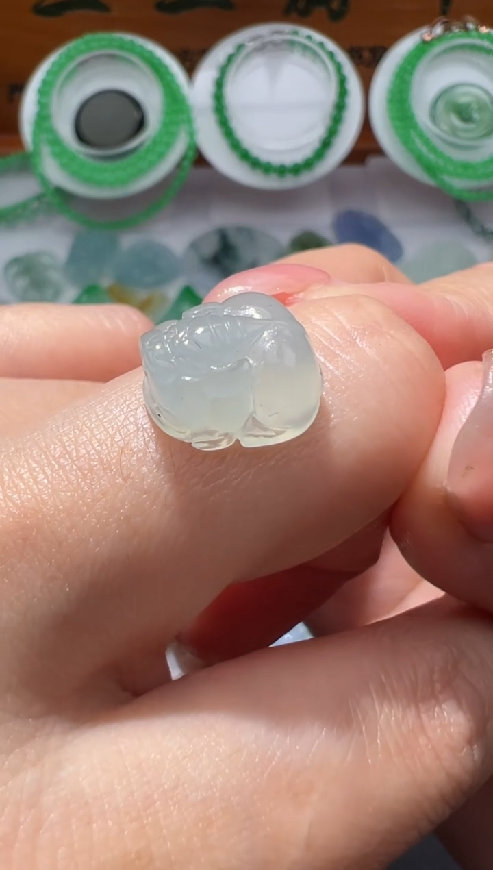 【闪购商品】定制翡翠未镶嵌12.3*11*6.9貔貅