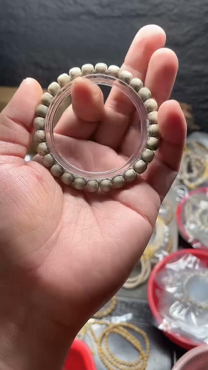 星月菩提手串海南星月菩提《*36》8X7单圈