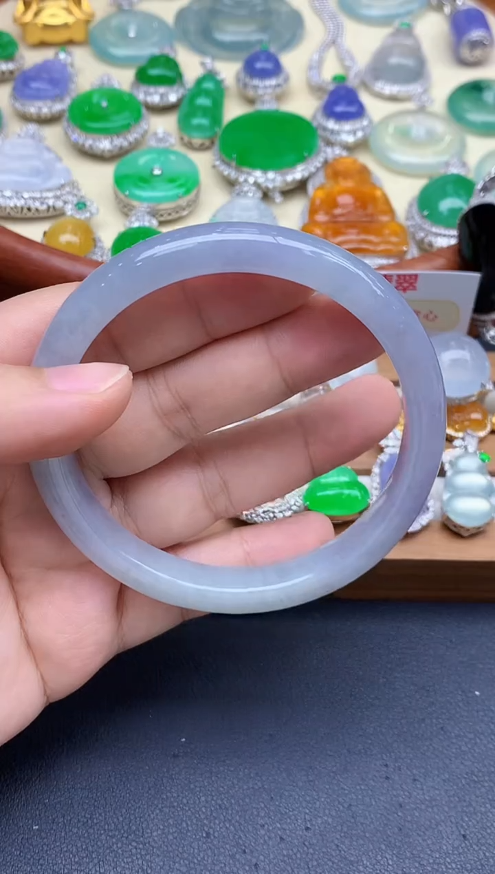 未镶嵌手镯翡翠117-中国好珍宝