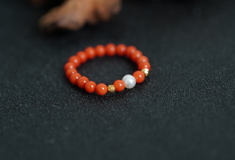 【天天专属】珊瑚戒圈 EV102220