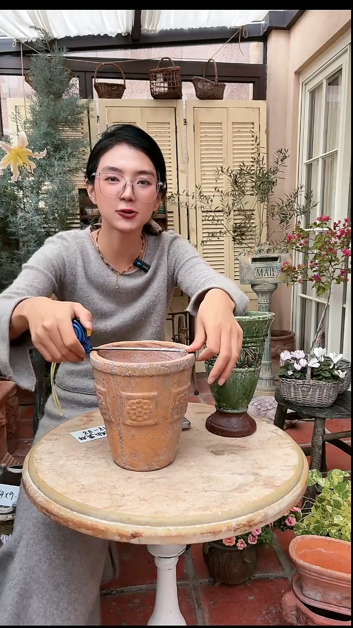 红陶微瑕疵花盆直播福利017