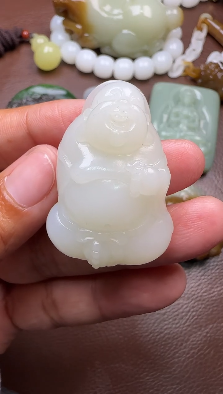 和田玉未镶嵌挂件挂件