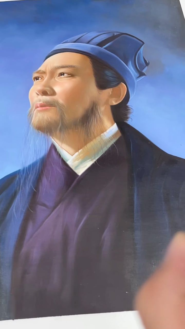 国画刘用华国画作品诸葛