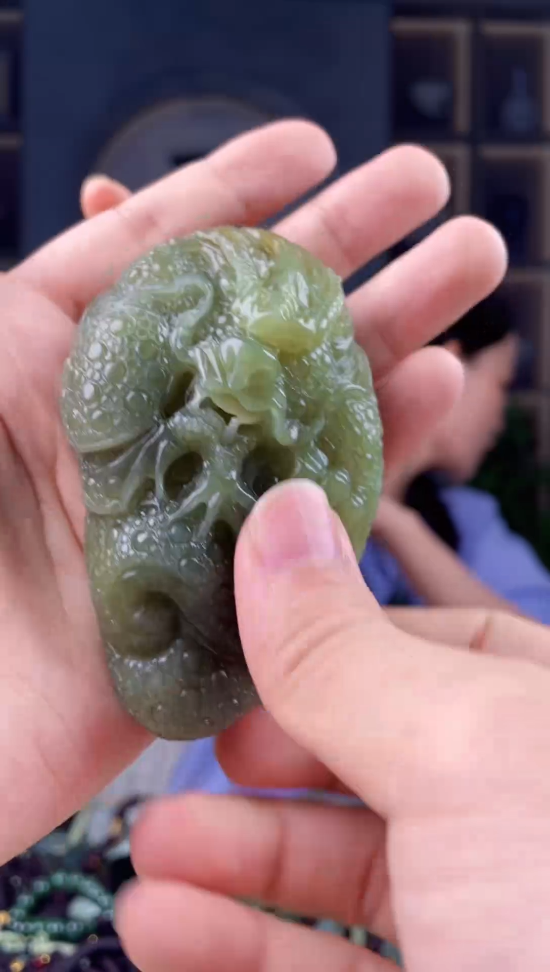 颈饰未镶嵌和田玉拍一发一，多样性发货