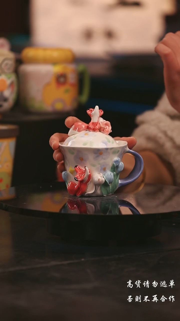陶瓷景德镇可爱设计师款陶瓷 