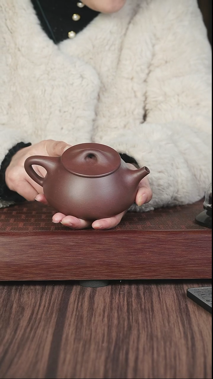 【闪购商品】紫砂茶壶ly  紫泥 景舟石瓢